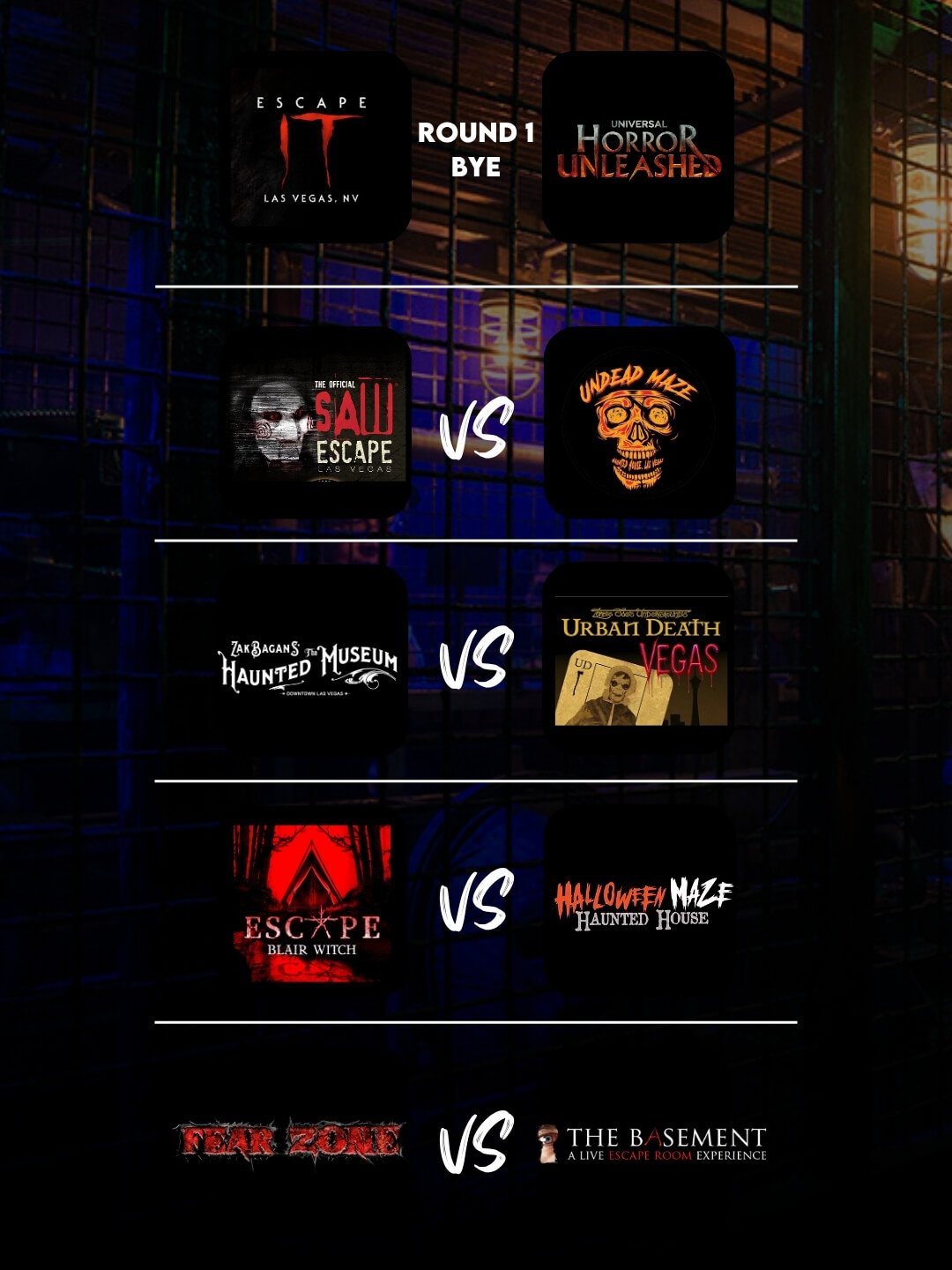 Vegas Halloween Attractions Tournament